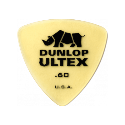 Dunlop 426R60 Ultex Triangle, bag of 72, Amber, 0.60 mm