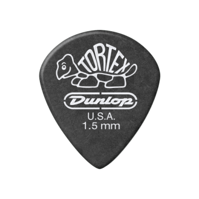 Dunlop 482P150 Tortex Pitch Black Jazz III 1.50mm Sachet of 12