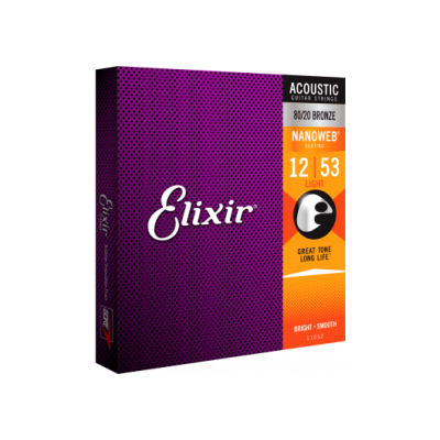 Elixir 11052 Acoustics Nanoweb L 12-53