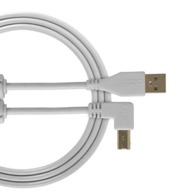 UDG Ultimate Audio Cable USB 2.0 A-B White Angled 3m