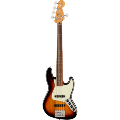 Fender Player Plus Jazz Bass V, Pau Ferro Fingerboard, 3-Tone Sunburst
