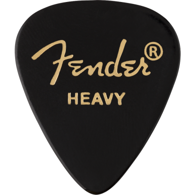 Fender 351 Shape Classic Celluloid Picks (12 per pack) Heavy