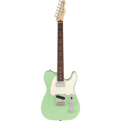 Fender American Performer Telecaster Hum Satin Surf Green RW - Electric Guitar