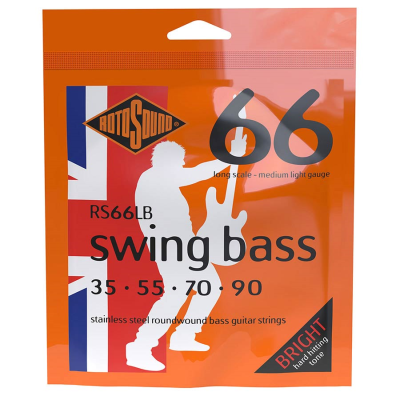 Rotosound RS66LB string set electric bass stainless steel 35-90, medium light gauge