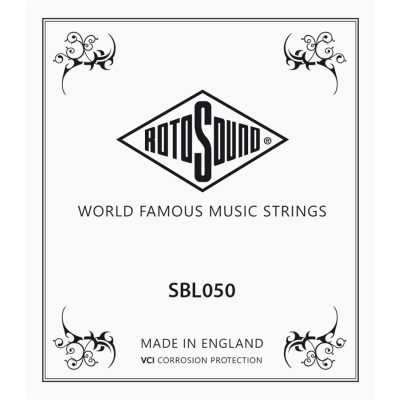 Rotosound SBL050 .050 string for electric bass, stainless steel roundwound