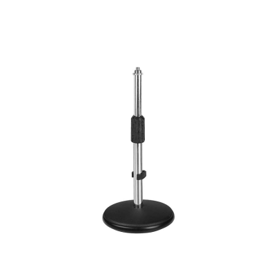 Boston MS-2050 desk top microphone stand, round base, height adjustable