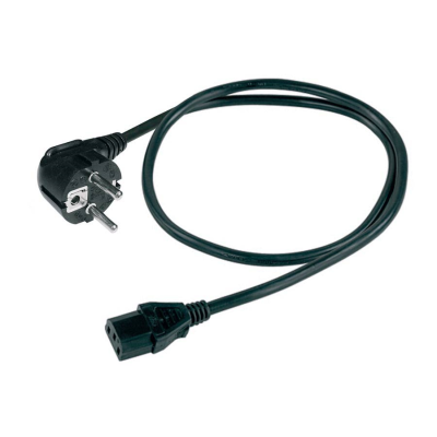 Boston SM-300-10 power cable, black, 3 x 1,0 mm, 2 europlug, 250 volt, 10 meter