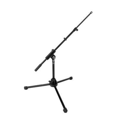 Boston MS-1315-BK microphone stand, with boom, black, maximum height 25cm