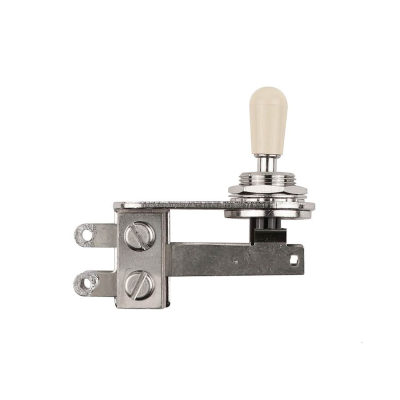 Fender 53694049 3-way toggle switch, Jazzmaster/'72 Tele, chrome with parchment tip