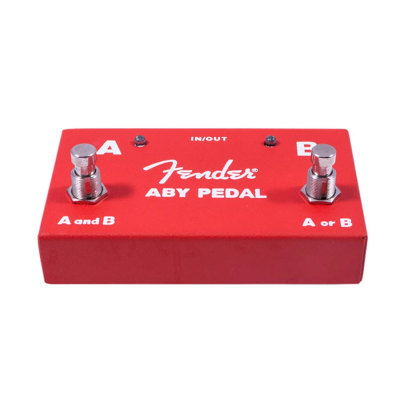 Fender 234506000 ABY switch pedal, red