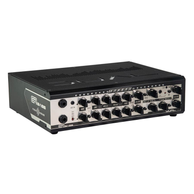 GRBass DUAL1400 class D 2 channel bass amplifier, 1400w 3.55kg, black