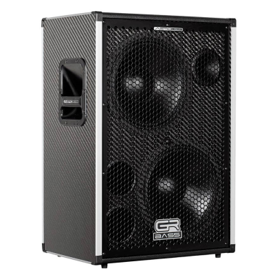GRBass AT212/8 premium carbon fiber speaker cabinet, 2x12"+1" 700w 12.9kg, 8 ohm