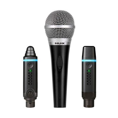 NUX B-3 PLUS 2.4 GHz wireless microphone system, XLR transmitter and receiver