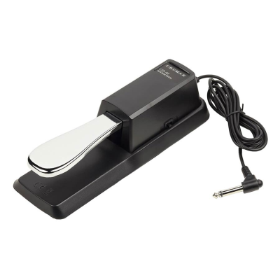 Crumar CSP-40 sustain pedal, deluxe model metal, switchable polarity