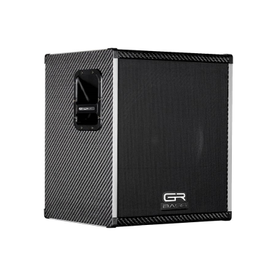 GRBass AT115/4(SL) premium carbon fiber speaker cabinet, 1x15"+1" 400w 8.8kg, 4 ohm