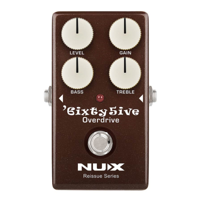 NUX 65O-10 analoog effectpedaal true bypass 6IXTY 5IVE OVERDRIVE
