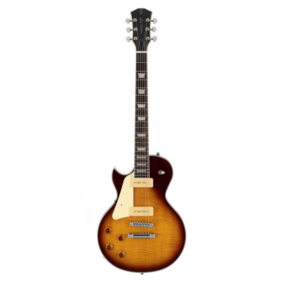 Sire Guitars L Series Larry Carlton lefty elektrische gitaar in L-stijl met P90s-tabaksunburst