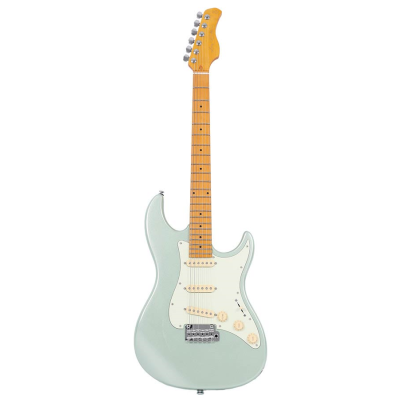 Sire Guitars S Series Larry Carlton guitare électrique en aulne style S, vert surf métallisé