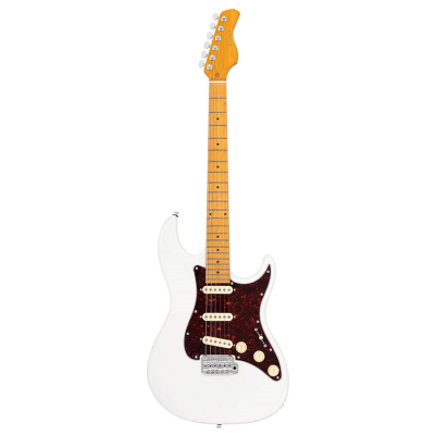 Sire Guitars S Series Larry Carlton guitare électrique en aulne style S, blanc olympique