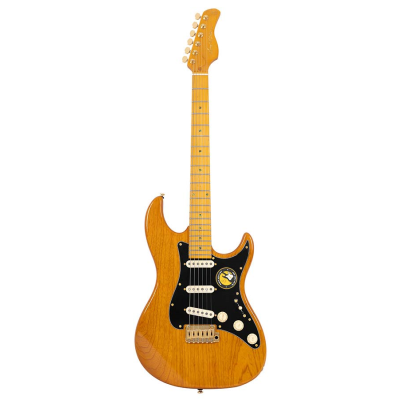Sire Guitars S Series Larry Carlton guitare électrique en frêne des marais style S, naturelle, étui rigide inclus