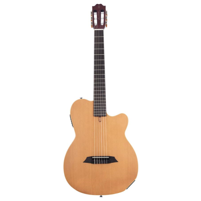 Sire Guitars G5 Series Larry Carlton mahonie + ceder nylonsnarige elektrische gitaar, natuurlijk satijn