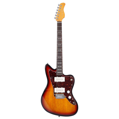 Sire Guitars J Series Larry Carlton mahonie elektrische gitaar J-stijl, 3 tone sunburst