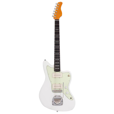 Sire Guitars J Series Larry Carlton Guitare électrique en acajou style J, blanche
