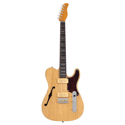 Sire Guitars T Series Larry Carlton Elzen + essenhouten elektrische gitaar T-stijl, naturel