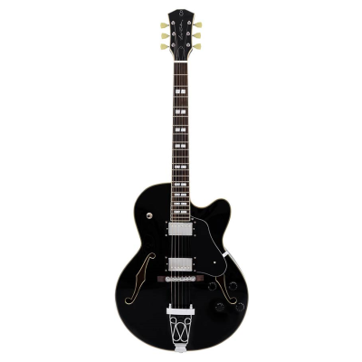 Sire Guitars H Series Larry Carlton guitare archtop électrique, noire