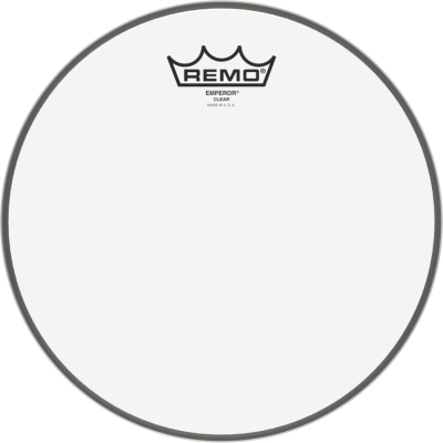 Remo BE-0310-00 10" Emperor Transparant Tom/ Snarevel