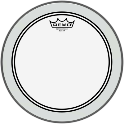 Remo P3-0312-BP 12" Powerstroke 3 Ambassador Transparant Tom/ Snarevel