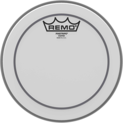 Remo PS-0108-00 8" Pinstripe ruw wit tomvel