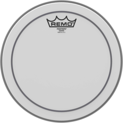 Remo PS-0110-00 10" Pinstripe ruw wit tom/ Snarevel