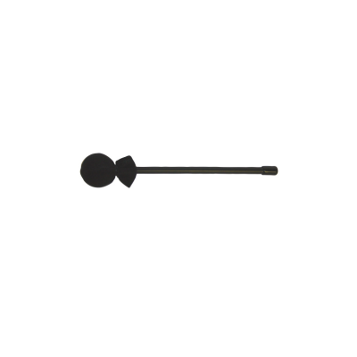 Remo HK-0140-70 Mallet for kids percussion/rhythm club, black fabric tip mallet, plastic grip