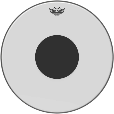 Remo CS-0218-10 18" CS Smooth White Snare/ Flootom Head with black dot