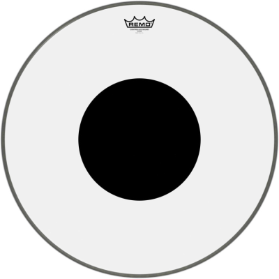 Remo CS-1322-10 22" CS Clear Bass Drum head with black dot
