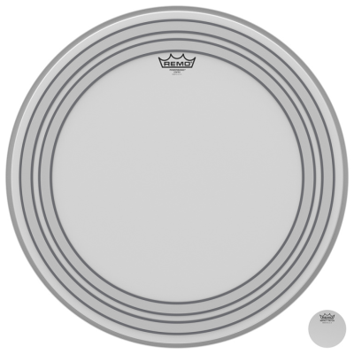 Remo PW-1122-00 22" Powersonic Coated Bass Drum Head with internal subsonic dampening rings