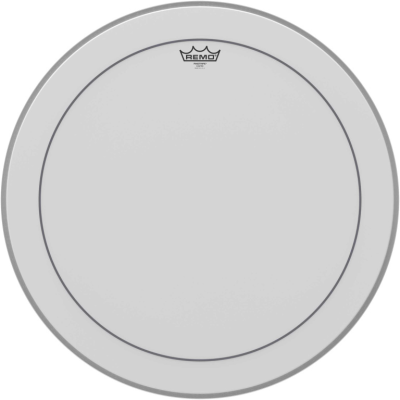 Remo PS-1124-00 24" Pinstripe Coated Bass Drum Head