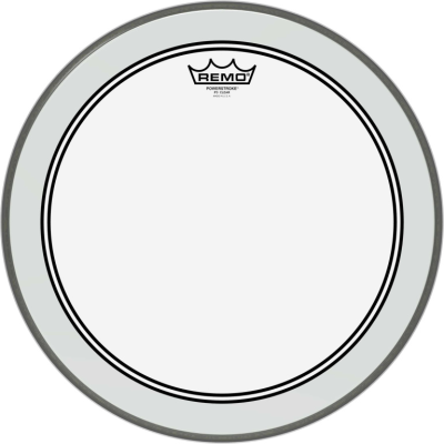 Remo P3-1316-C2 16" Powerstroke 3 Ambassador clear bass drum head
