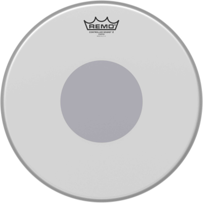 Remo CX-0114-10 14" Control Sound tom/snare head with black dot on the bottom