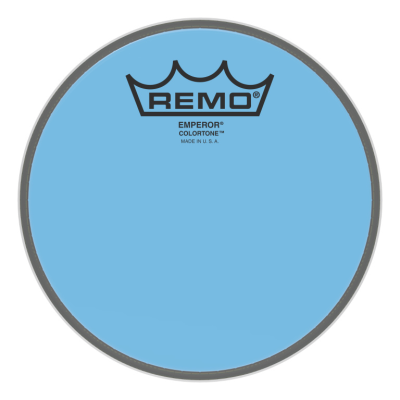 Remo BE-0306-CT-BU Peau de frappe Emperor Colortone, bleu, 6"