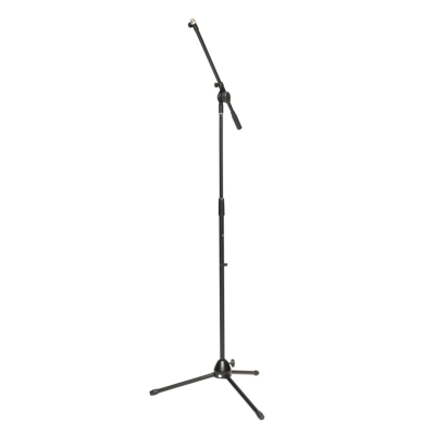 Stagg MIS-1024BK Telescopic microphone boom stand w/folding legs