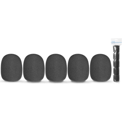 Stagg WS-S35/B5 Foam windscreens for microphone (i.e: SM58 type)