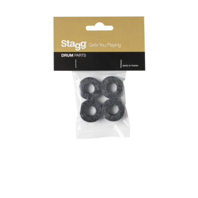 Stagg SPRF2-4 4 x rondelles en feutre pour tilteur de charleston