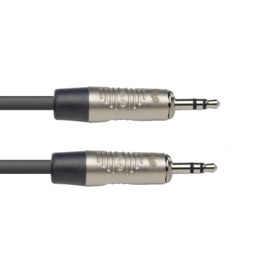Stagg NAC1MPSR N series audio cable, mini jack/mini jack (m/m), stereo, 1 m (3')