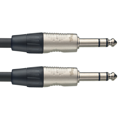 Stagg NAC6PSR N series audio cable, jack/jack (m/m), stereo, 6 m (20')