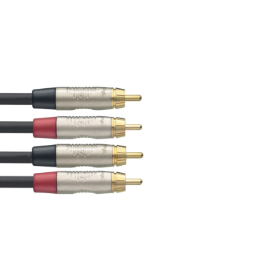Stagg NTC3CR Twin cable, RCA/RCA (m/m), 3 m (10')