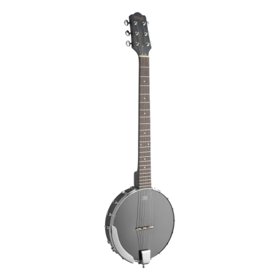 Stagg BJW-OPEN 6 Zessnarige open-back banjo met gitaarkop