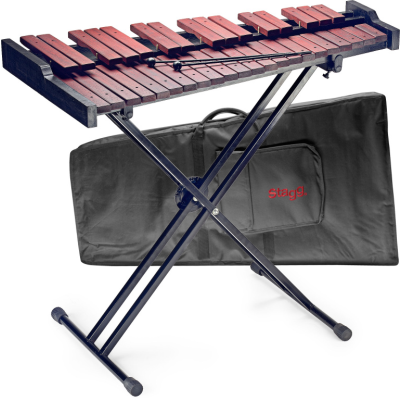Stagg XYLO-SET 37 37-key desktop xylophone set, with stand
