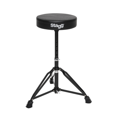 Stagg DT-32BK Drum throne, double braced, black finish